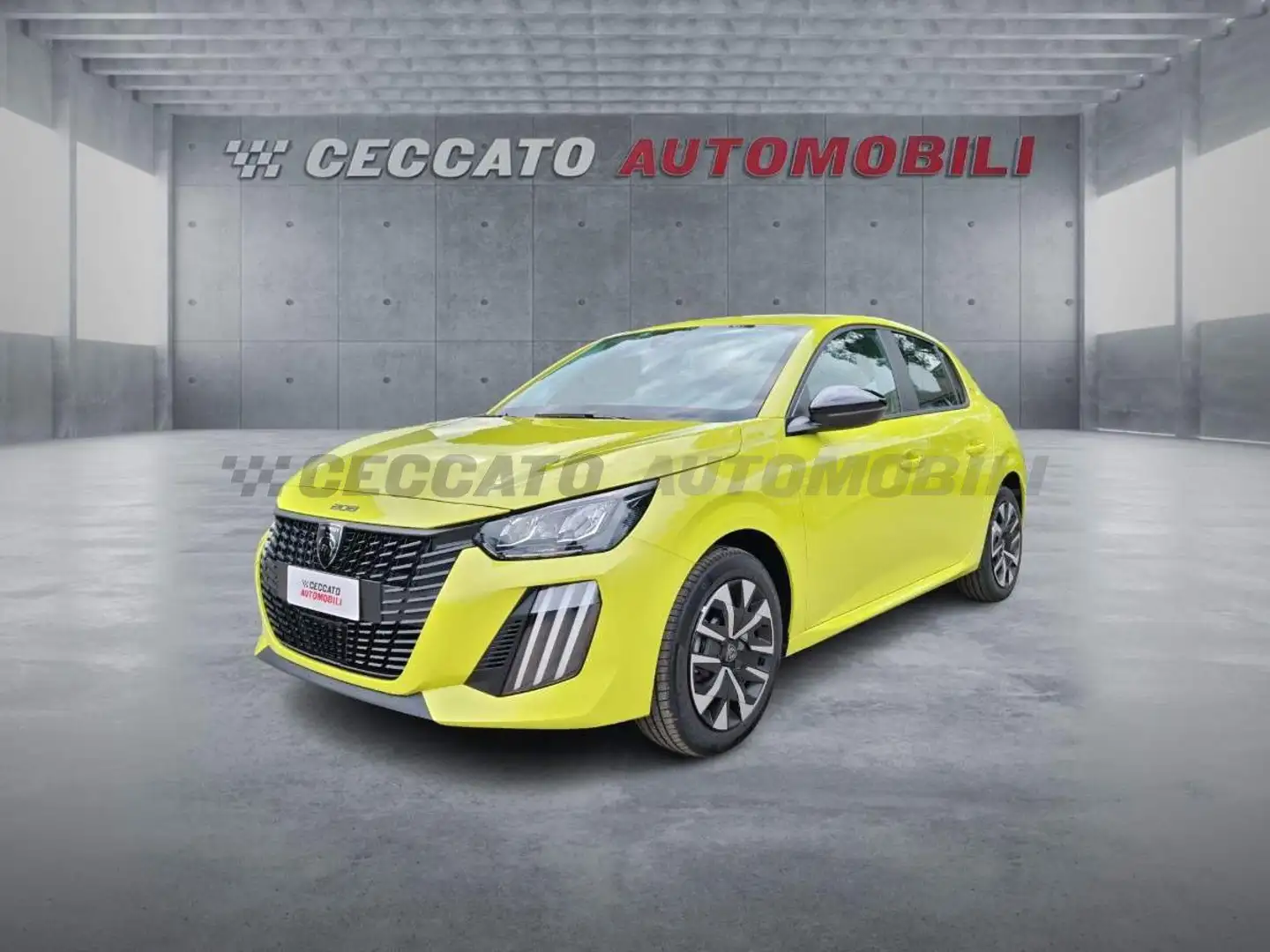 Peugeot 208 208 1.2 hybrid Style 100cv e-dcs 6 Gelb - 1