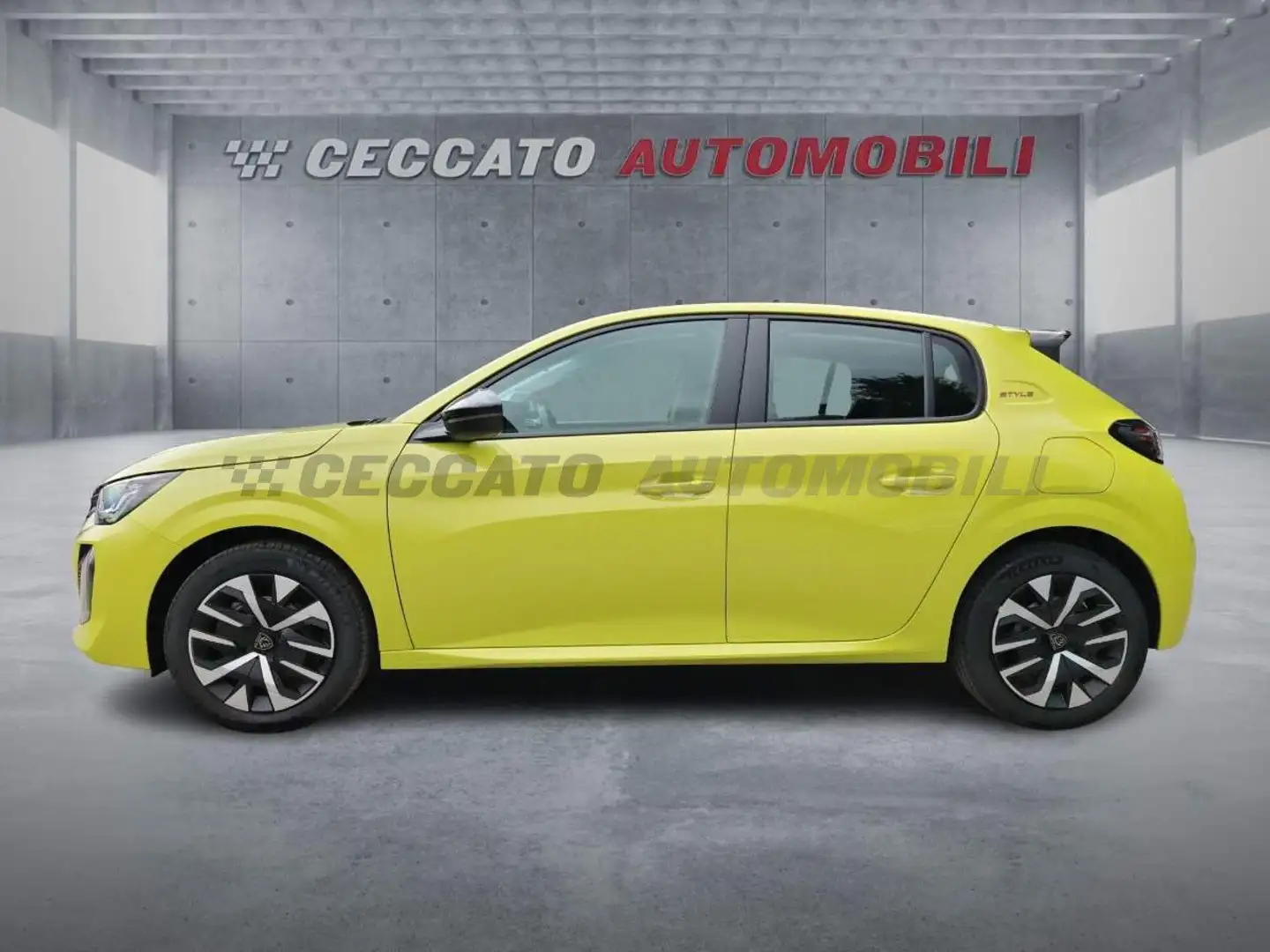 Peugeot 208 208 1.2 hybrid Style 100cv e-dcs 6 Gelb - 2