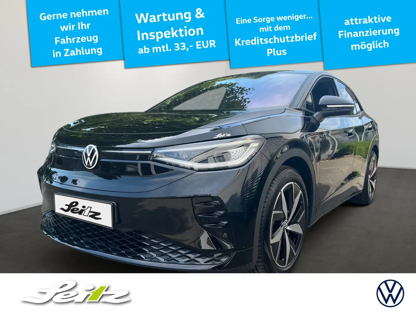 Volkswagen ID.5 4M GTX *AHK*AR-HEAD-UP*NAVI*KAMERA* Negru - 1