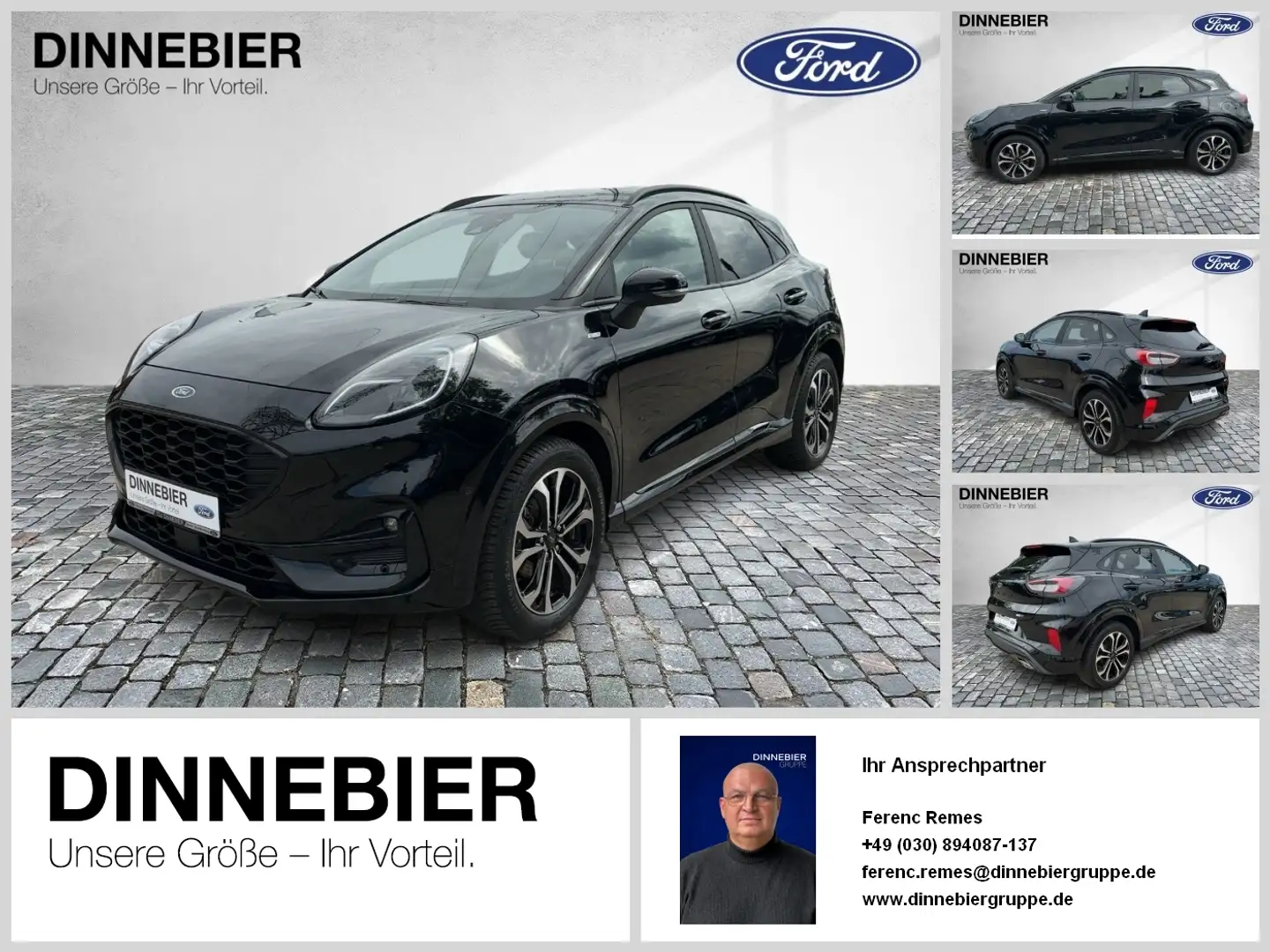 Ford Puma ST-Line X LED+AHK+Kamera+Winterpaket Schwarz - 1