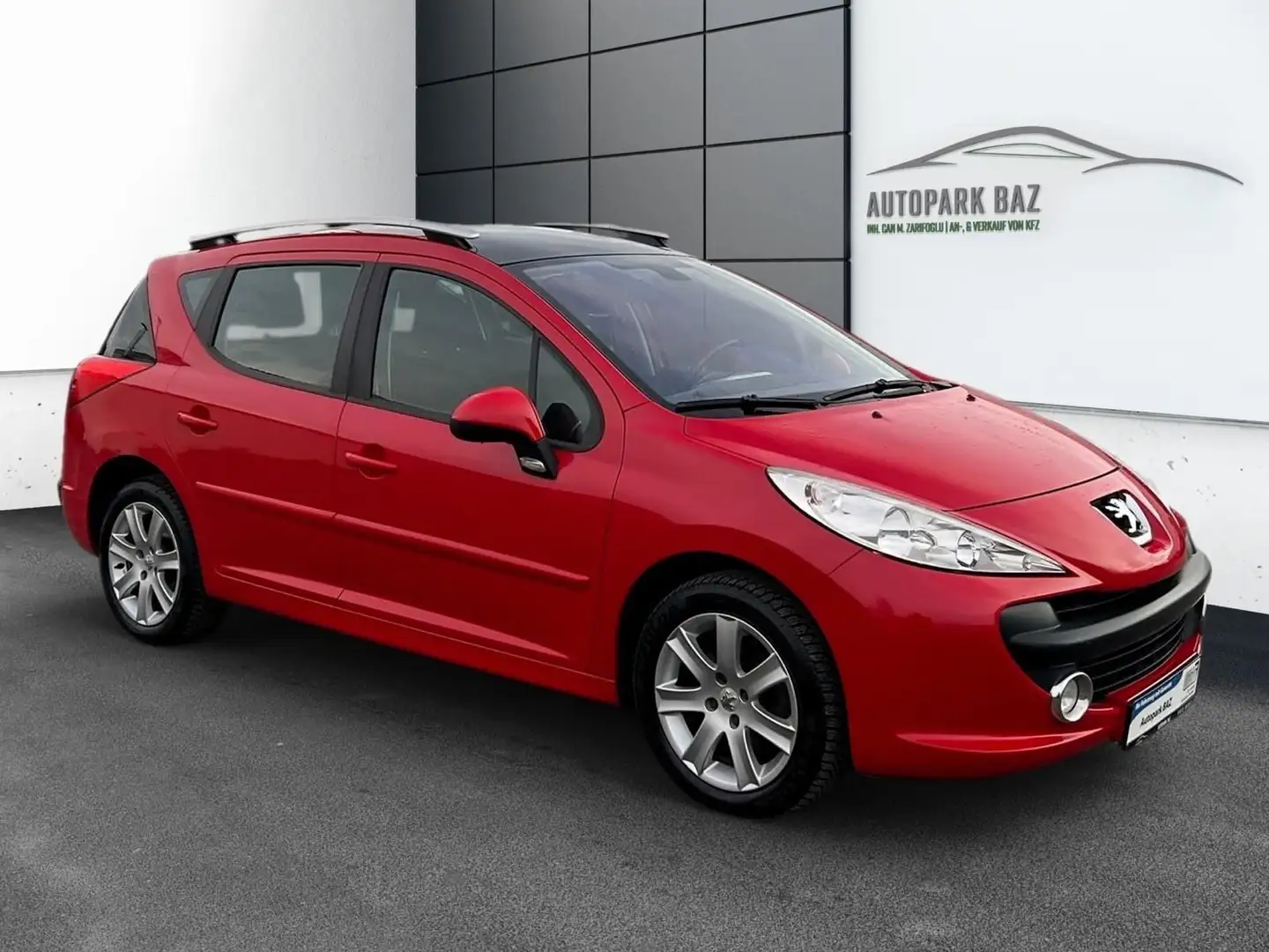 Peugeot 207 SW Sport AUTOMATIK *KLIM*SH*ALU*AHK*HU/AU* Rot - 2