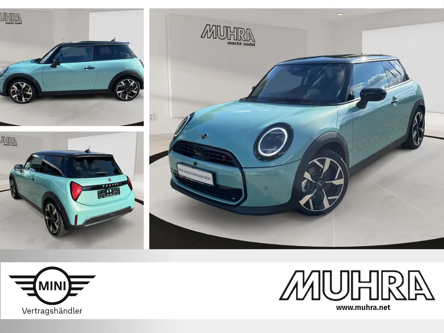 MINI Cooper S Classic Trim 18" Lenkradheizung Pano Harman Kardon Grün - 1