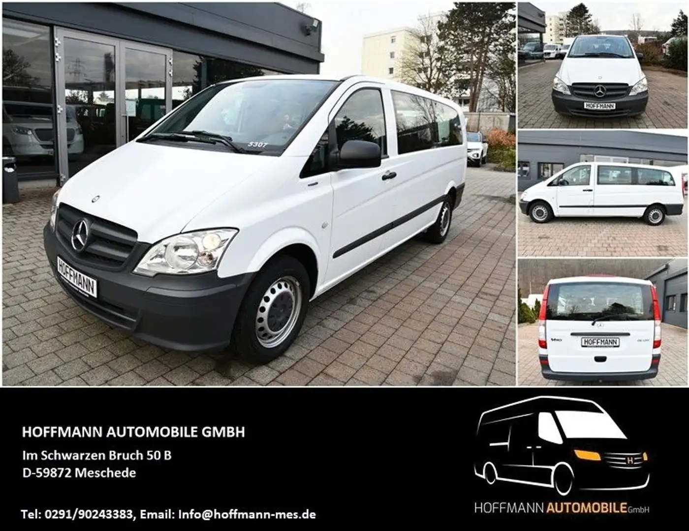Mercedes-Benz Vito Kombi 116 CDI extralang 8-Sitzer Klima A/C Blanco - 1