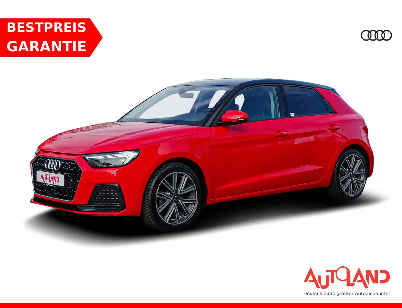Audi A1 30 Sportback 1.0.TFSI LED Keyless Klimaaut. Rot - 1