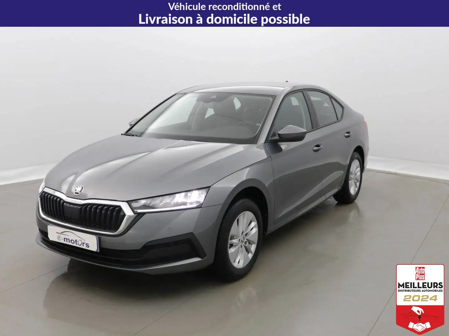Skoda Octavia 1.0 TSI mHEV e-TEC 110 DSG7 Ambition +GPS +Caméra Gris - 1
