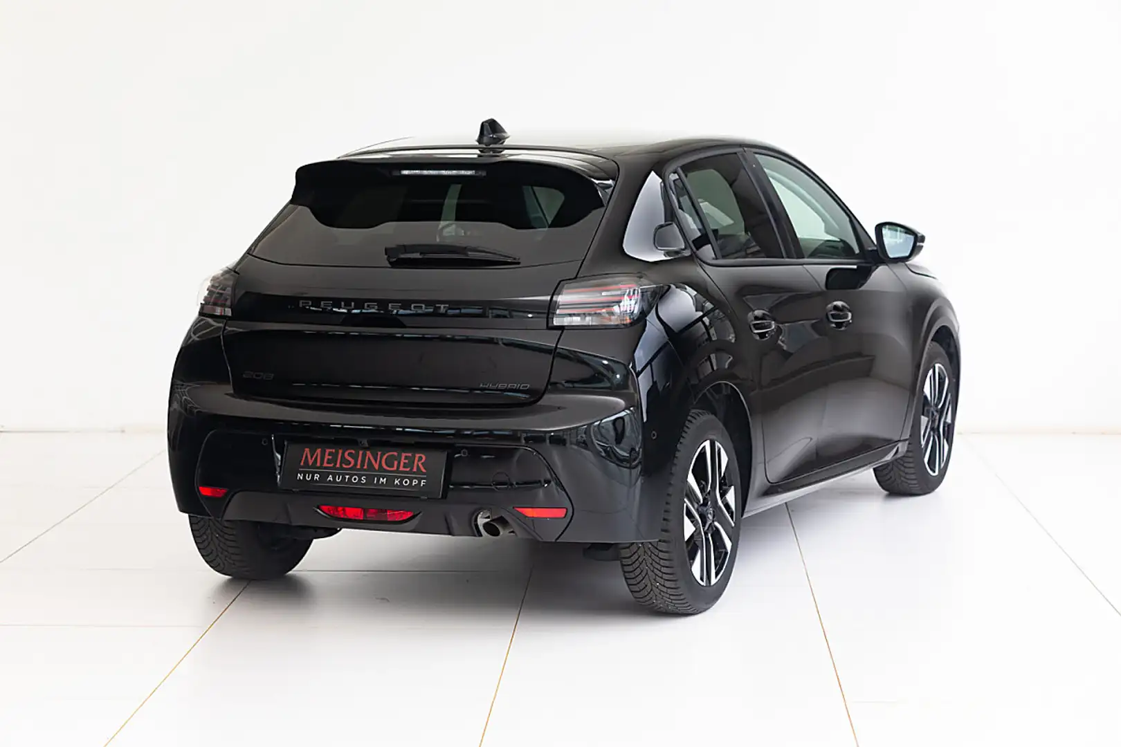 Peugeot 208 Hybrid 110 e-DCS6 Allure Schwarz - 2