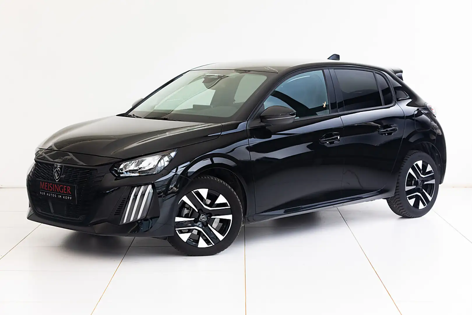 Peugeot 208 Hybrid 110 e-DCS6 Allure Schwarz - 1
