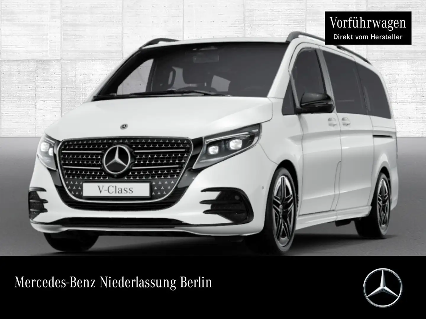 Mercedes-Benz V 300 d 4M STYLE+Allrad+AMG+9G+AHK+StandHZ+Navi Blanc - 1