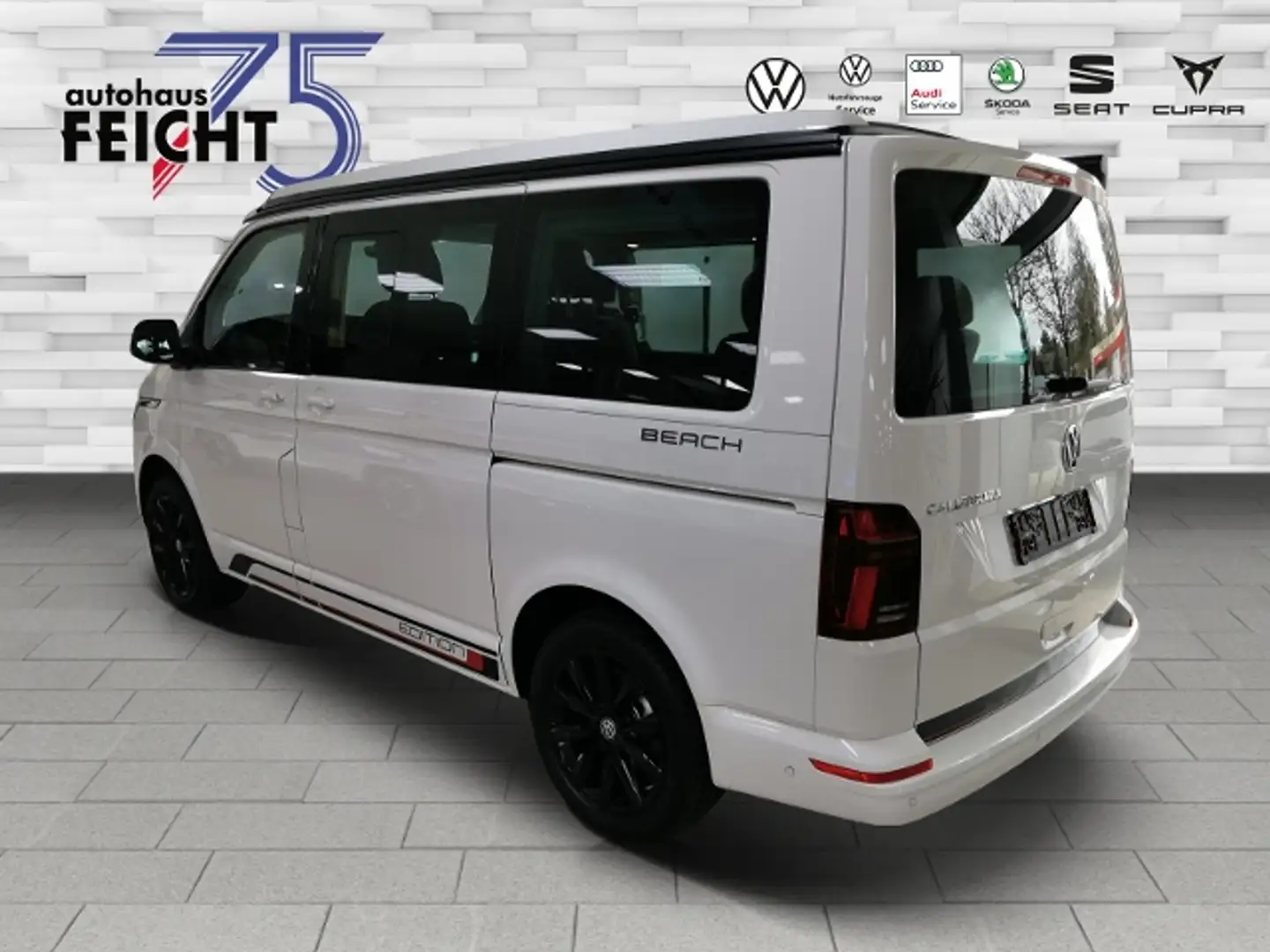 Volkswagen T6.1 California Beach 2.0 TDI Tour Edition+AHK+7 Weiß - 2