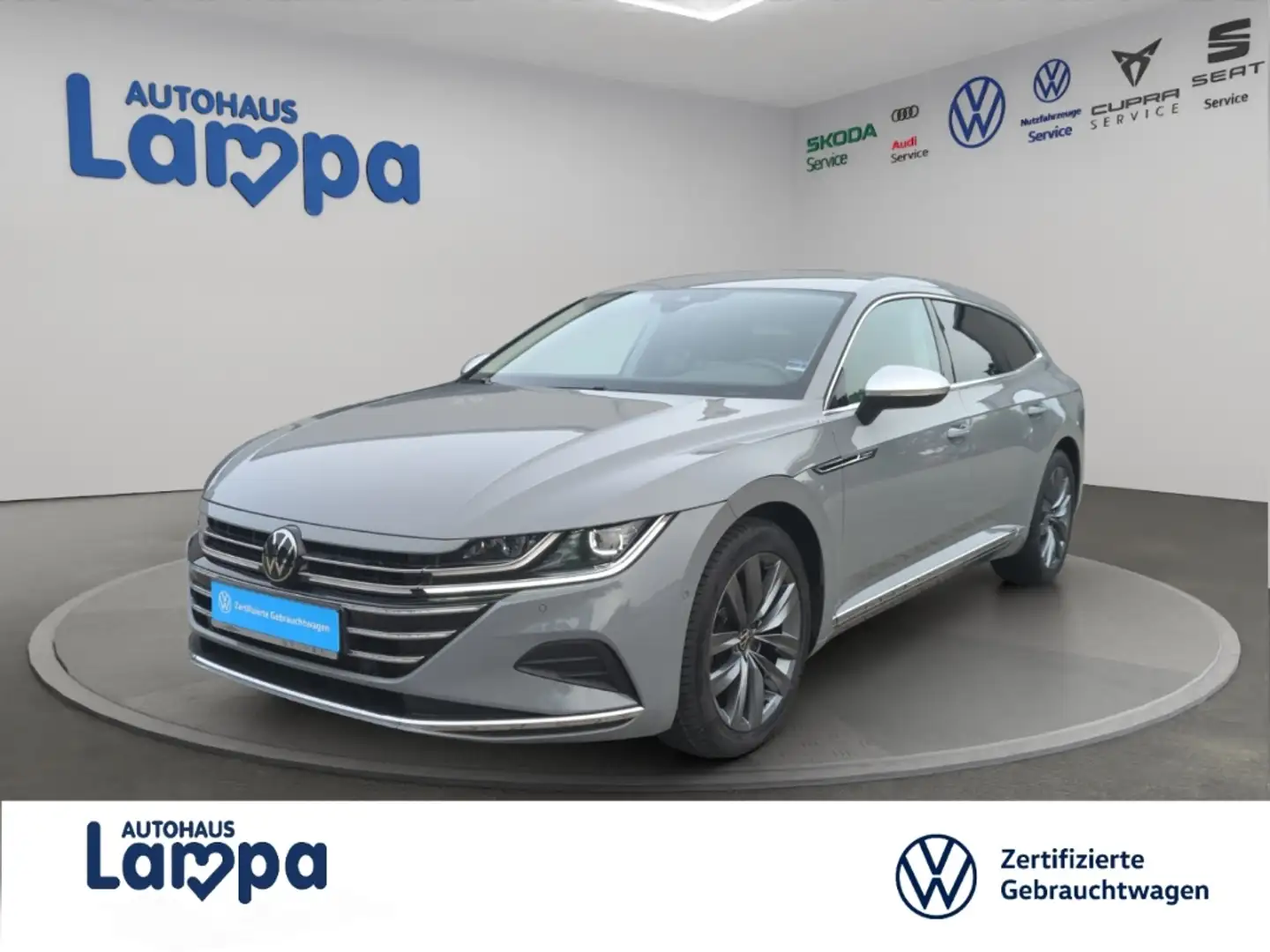 Volkswagen Arteon Shooting Brake Elegance 2.0 TSI DSG AHK, RFK, GJR, Grau - 1