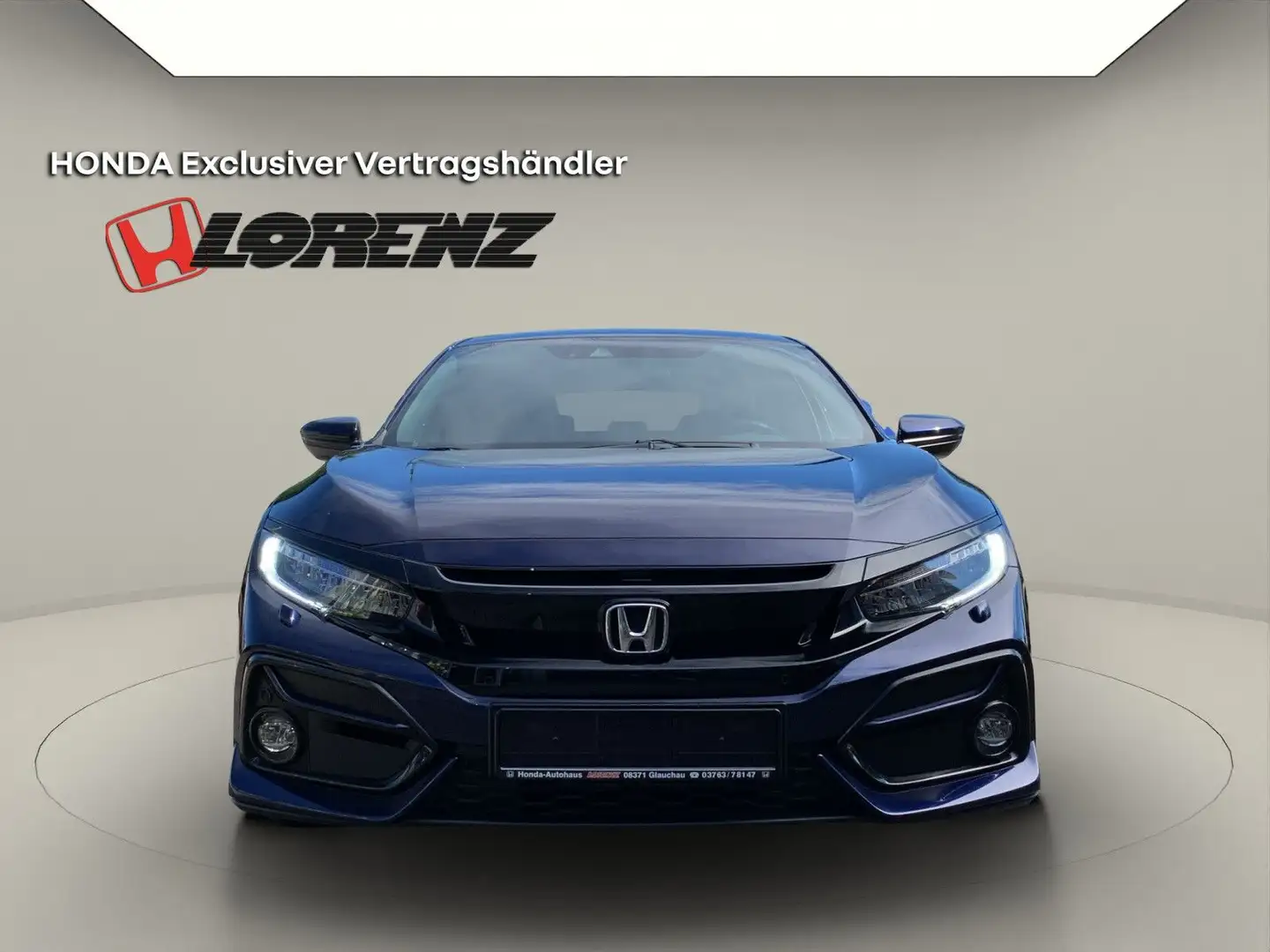 Honda Civic 1.0T Elegance Facelift M&S LED NAVI KAMERA Blau - 2