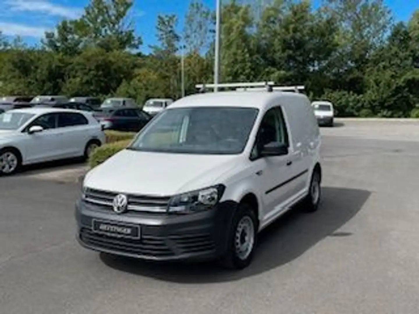 Volkswagen Caddy Kasten 1.0 TSI,Klima,Flügeltür,Radio,Parkh Weiß - 1