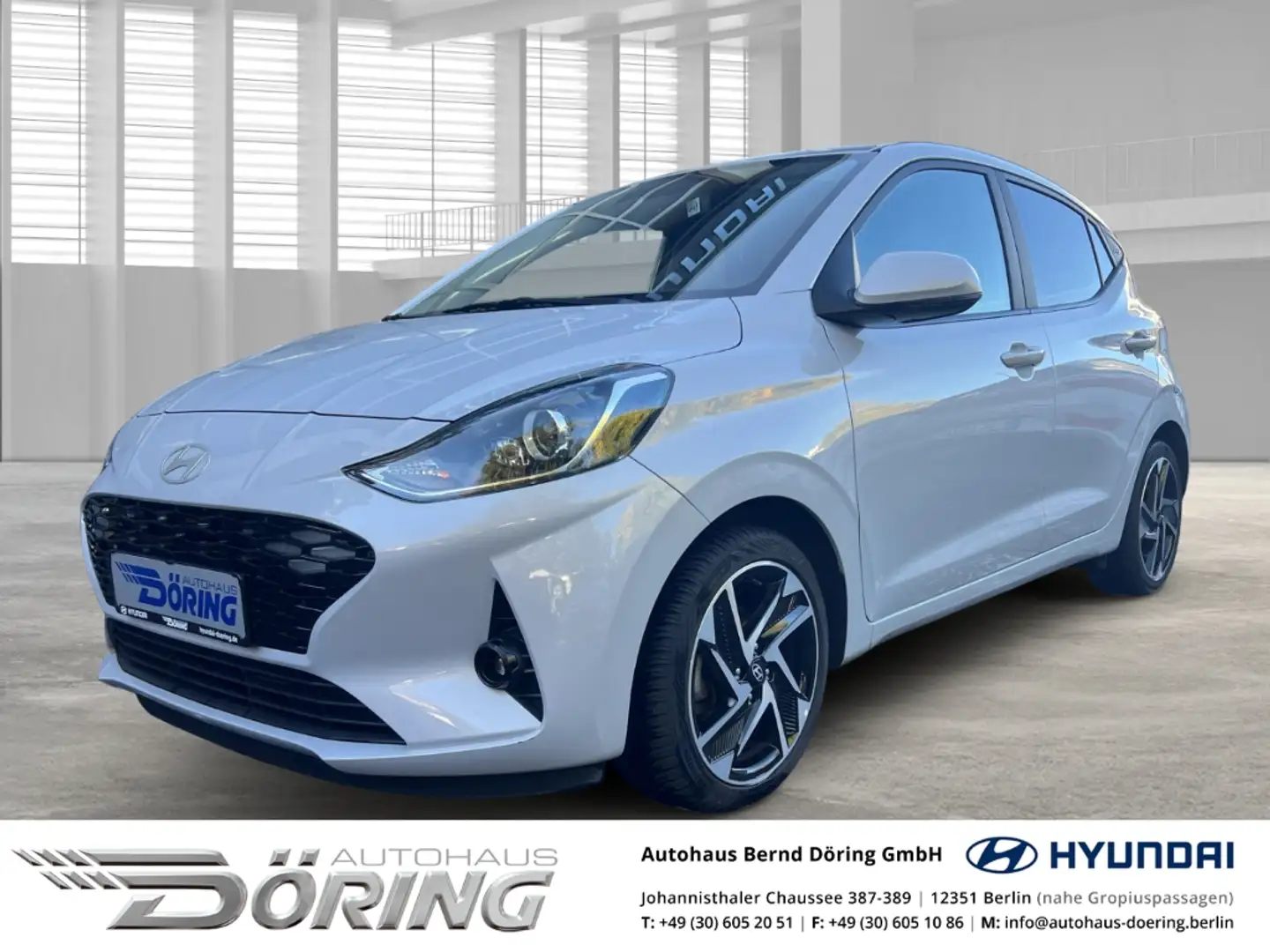 Hyundai i10 PRIME 1.2 Automatik 84PS NAVI Grau - 1