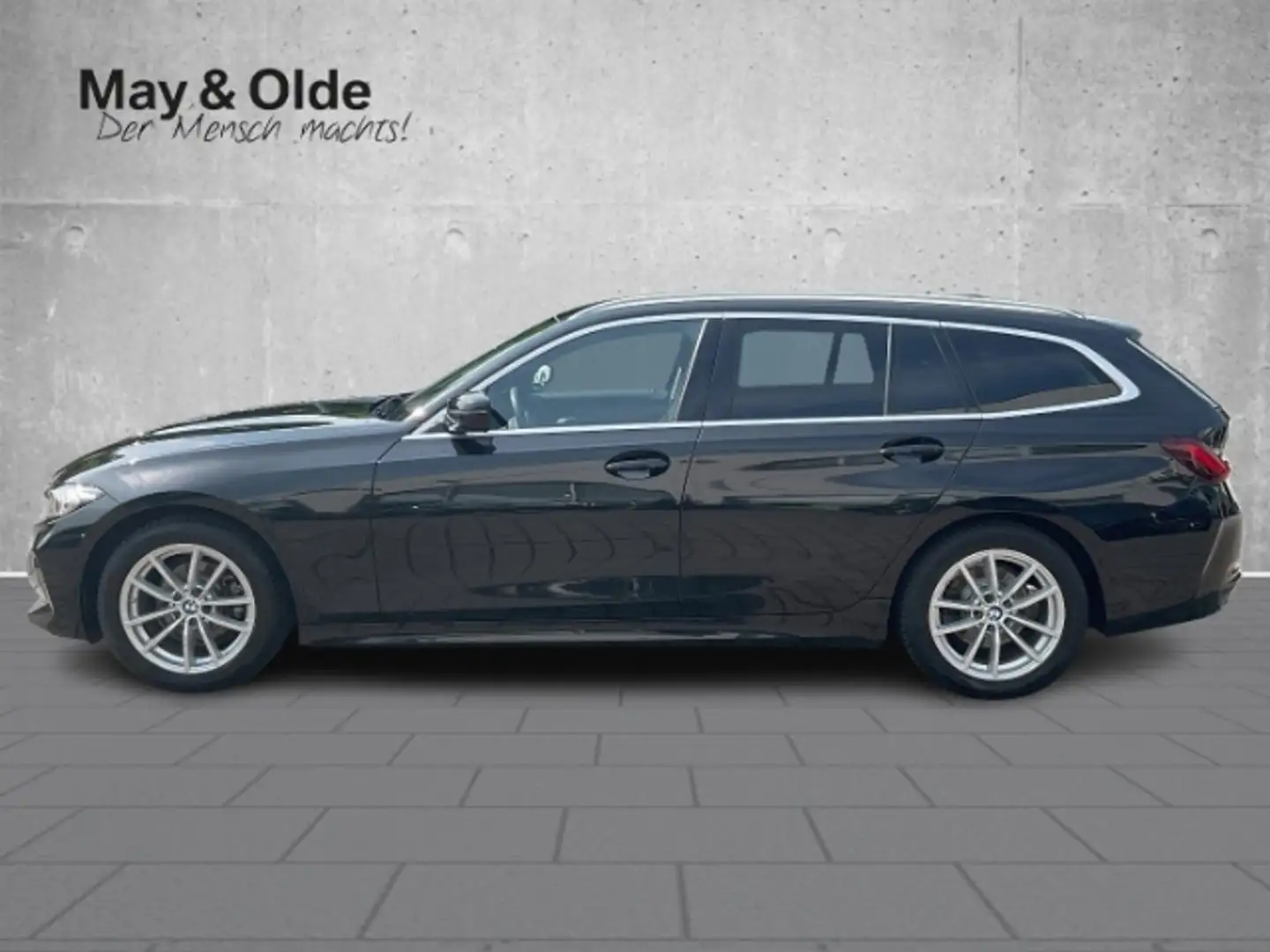 BMW 318 d Touring Aut Navi LED SHZ PDC RFK Nero - 2