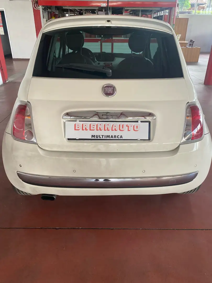 Fiat 500 1.3 mjt 16v Lounge 95cv Blanc - 2