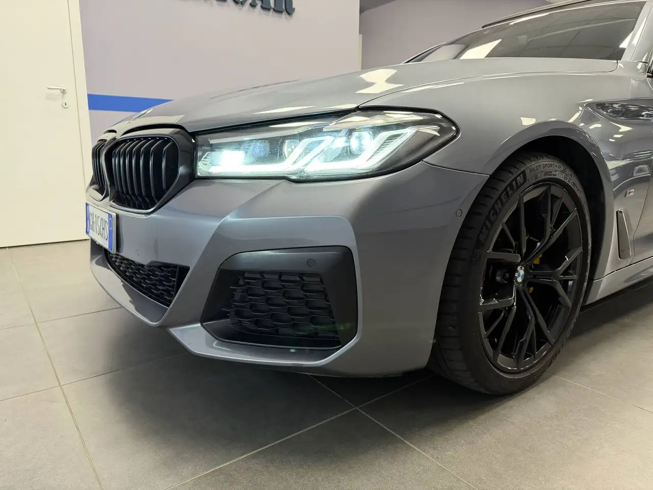 2021 BMW 520 520d Touring mhev 48V xdrive Msport auto TETTO, photograph 8