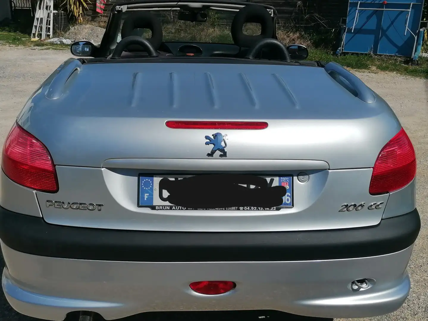 Peugeot 206 206 CC 1.6i 16V Argent - 1