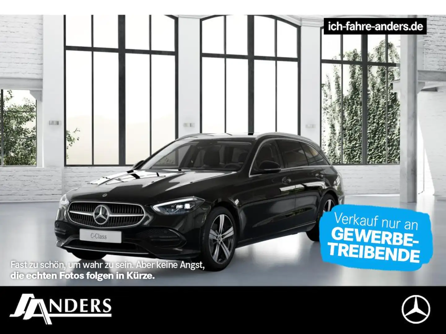 Mercedes-Benz C 200 d T Avantgarde AdvPlus+Memory+LED+Kam+AHK Schwarz - 1