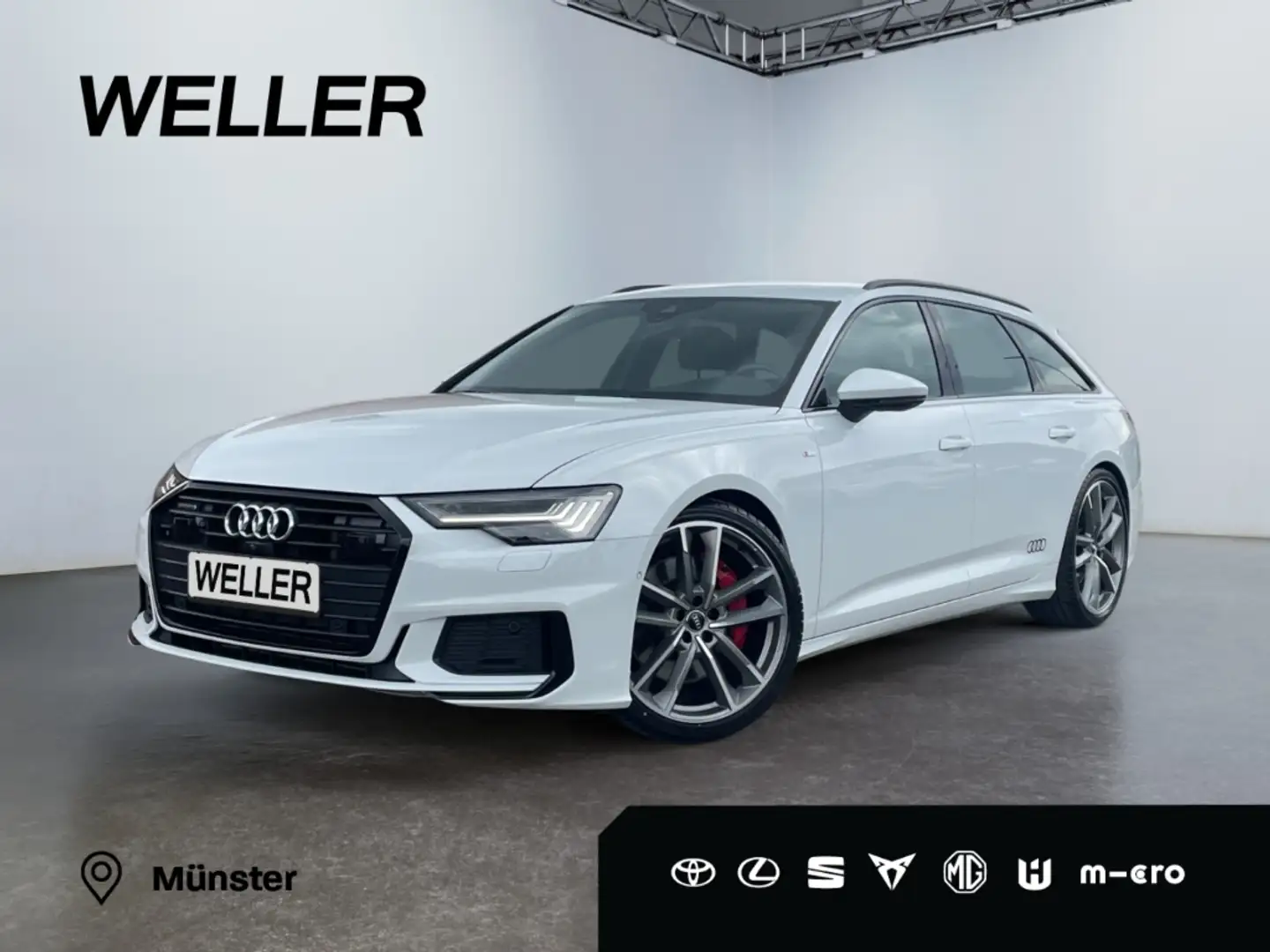 Audi A6 Avant 55 TFSI qu. S-Line  *HD-Matrix*360°*Optik Bl Wit - 1
