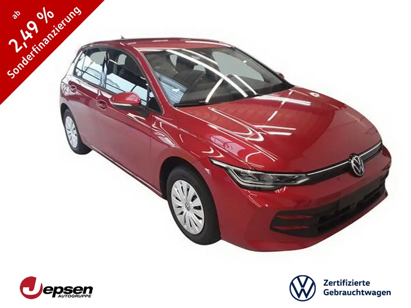 Volkswagen Golf VIII 2.0 TDI LED+MF-Lenkrad+DiCockpit Rot - 1