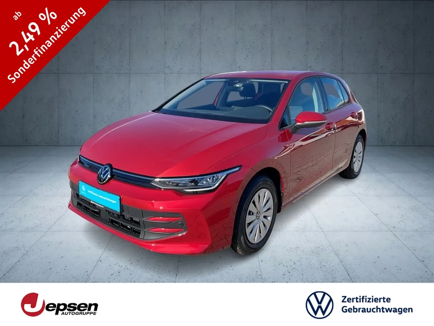 Volkswagen Golf VIII 2.0 TDI LED+MF-Lenkrad+DiCockpit Rot - 1