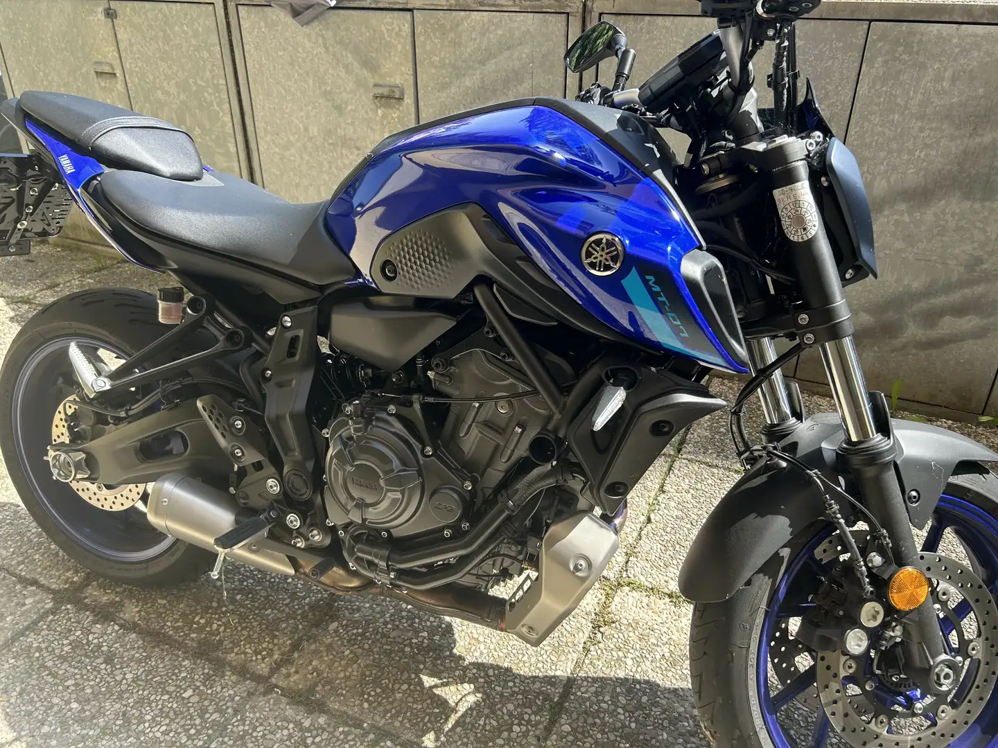 Yamaha MT-07 Blau - 1