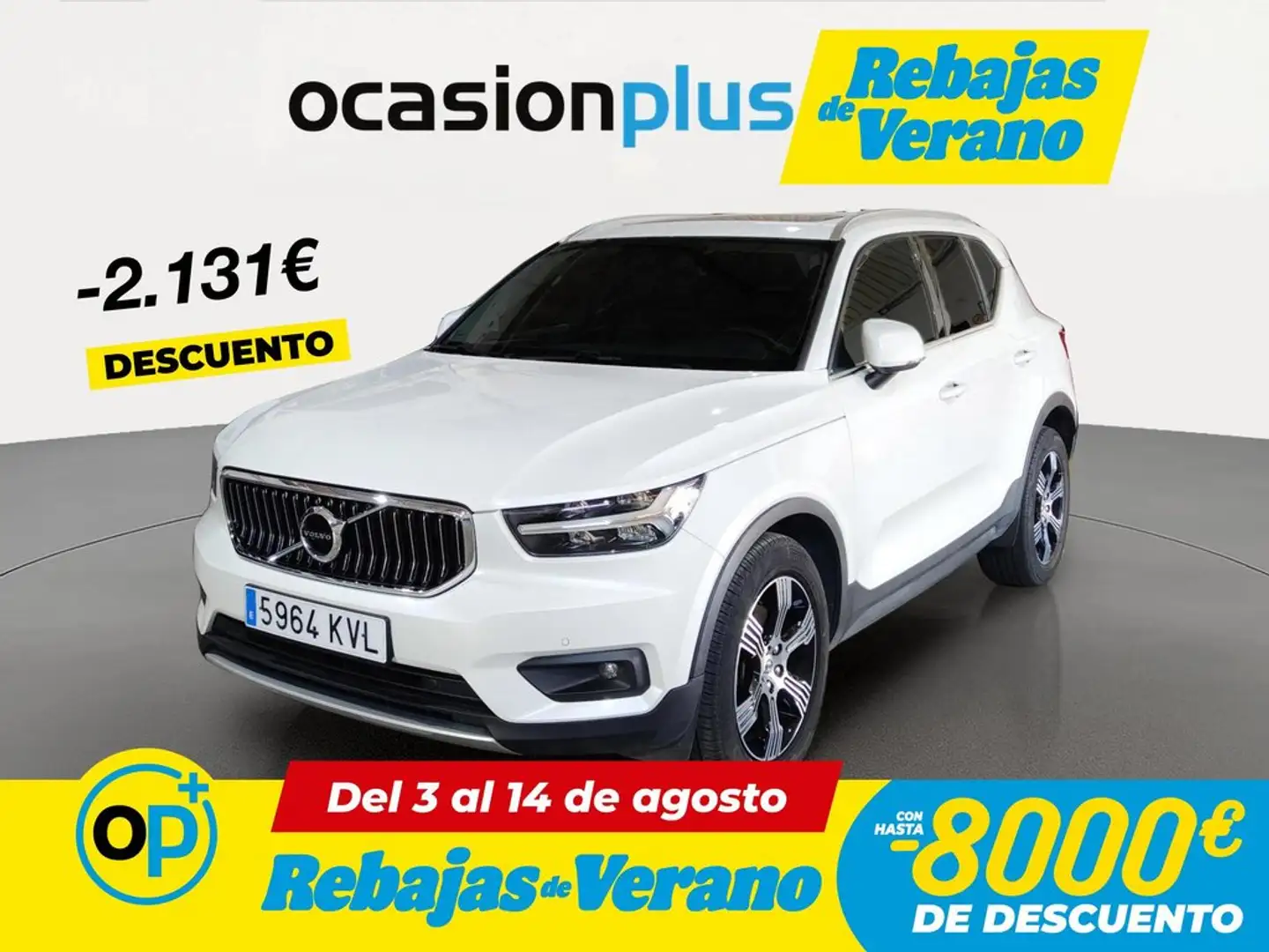 Volvo XC40 T4 Inscription Aut. Blanco - 1