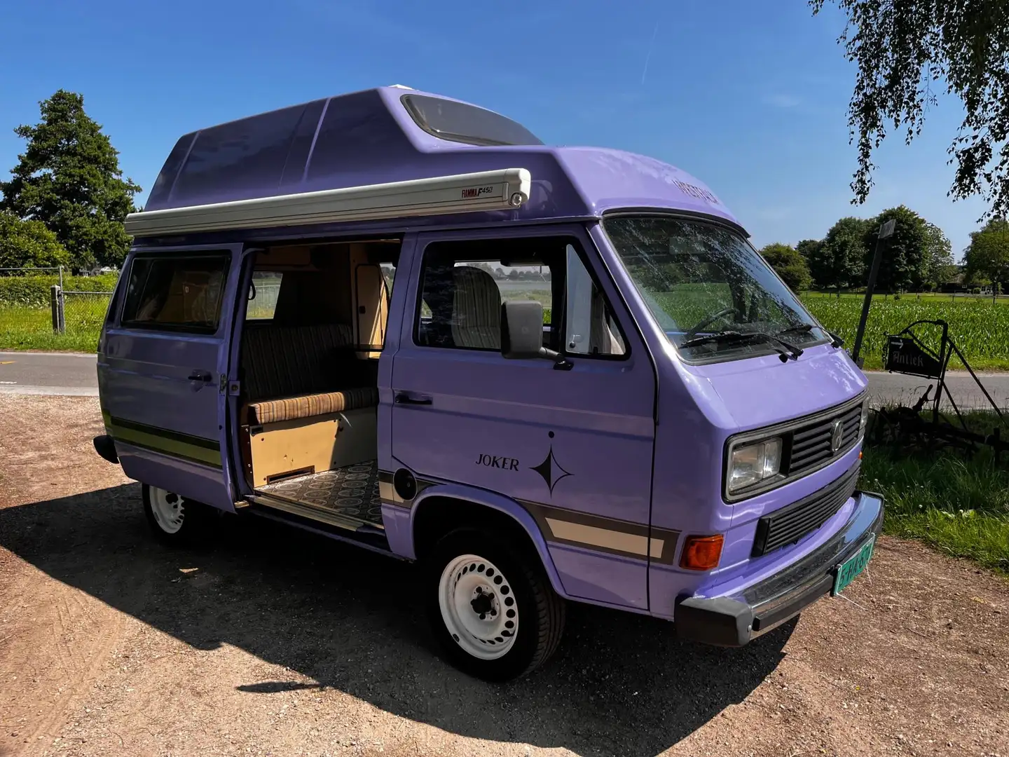 Volkswagen T3 westfalia camper Kampeerauto Paars - 1