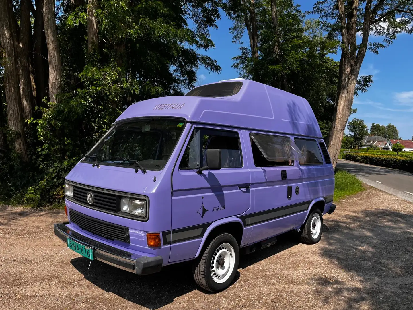 Volkswagen T3 westfalia camper Kampeerauto Paars - 2