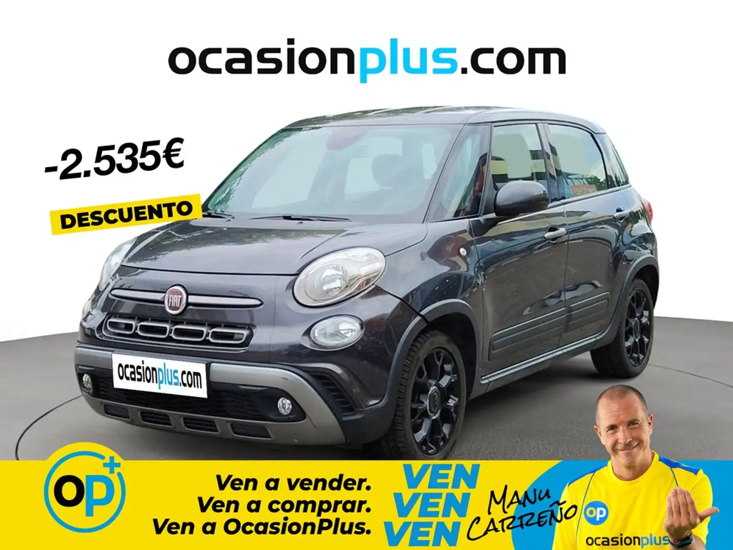 Fiat 500L 1.4 Cross Gris - 1