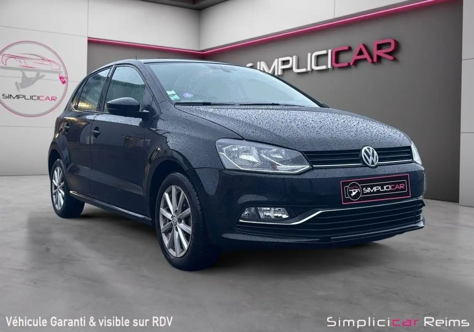 Volkswagen Polo TSI 90 Ch Lounge Garantie 12 mois Noir - 1