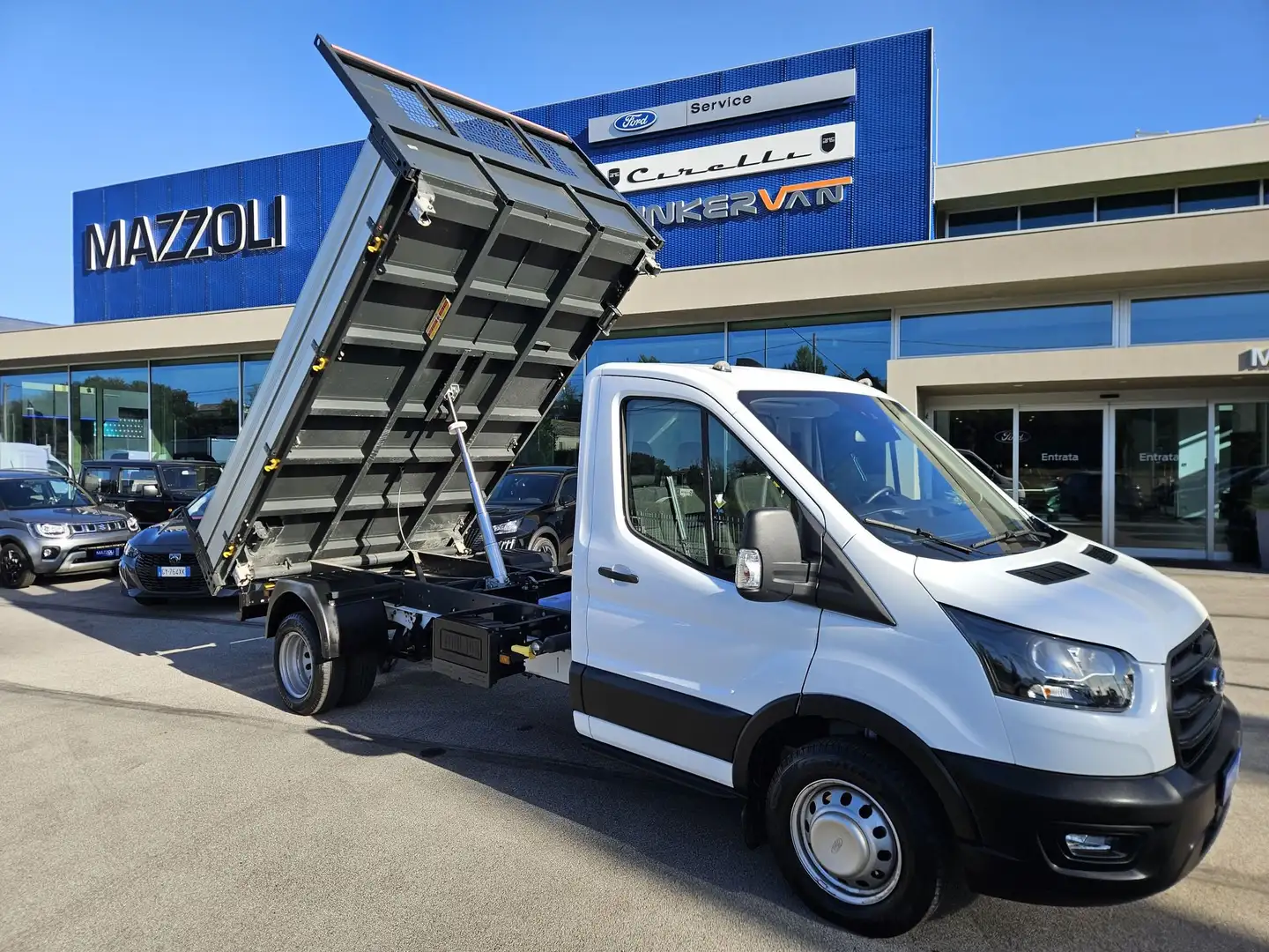 Ford Transit Transit 350 2.0 EcoB.130CV RWD PL-RG Cas.Rib.Tr Blanc - 1