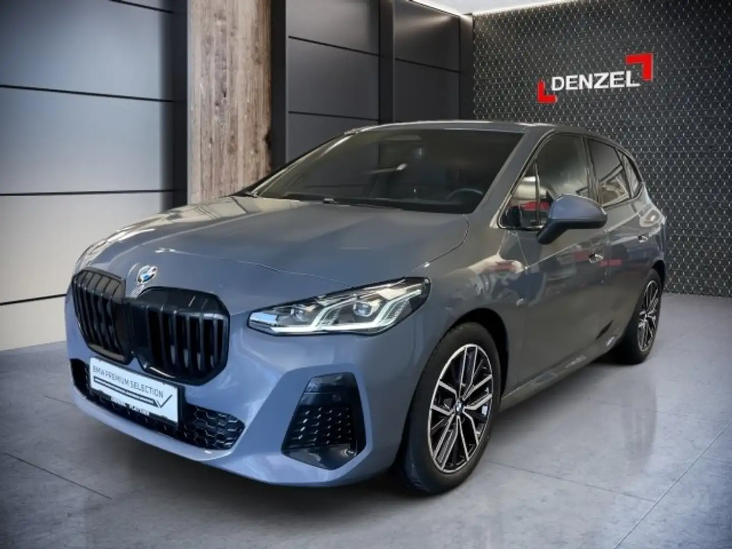 BMW 218 d Active Tour B47 Gris - 2