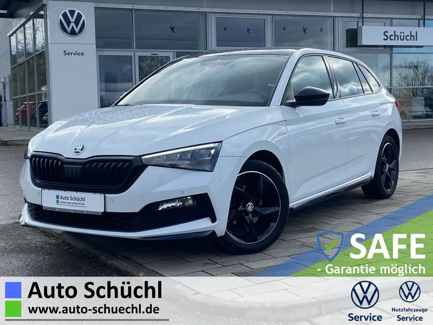 Skoda Scala 1.5 TSI DSG Monte Carlo 17"+EL.HECK+PANO+N Weiß - 1