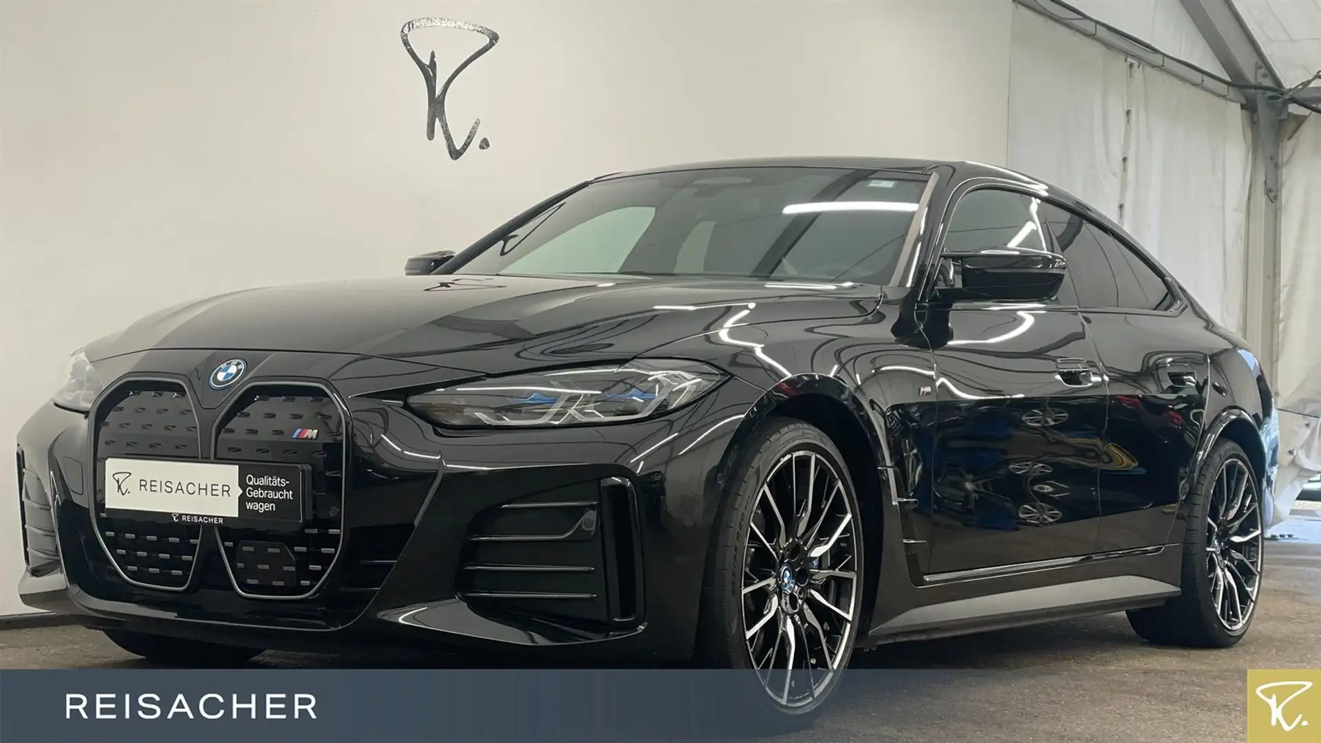 BMW i4 I4 A M50 LCPro PDC RFK ACC SHZ KlimA H&K 20" LM Schwarz - 1