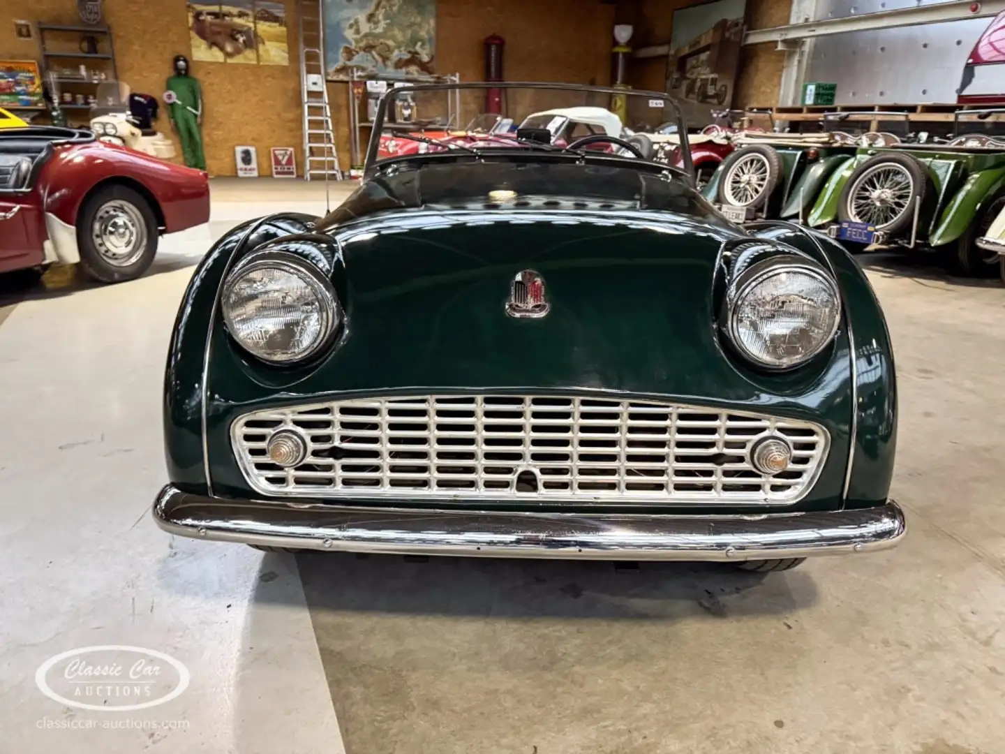 Triumph TR3 TR3A   - ONLINE AUCTION Verde - 2