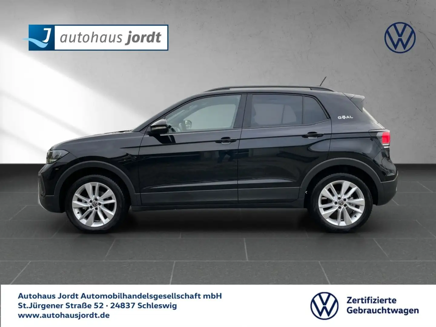 Volkswagen T-Cross 1.0 TSI OPF GOAL DSG Navi AHK Climatr. EPH Schwarz - 2