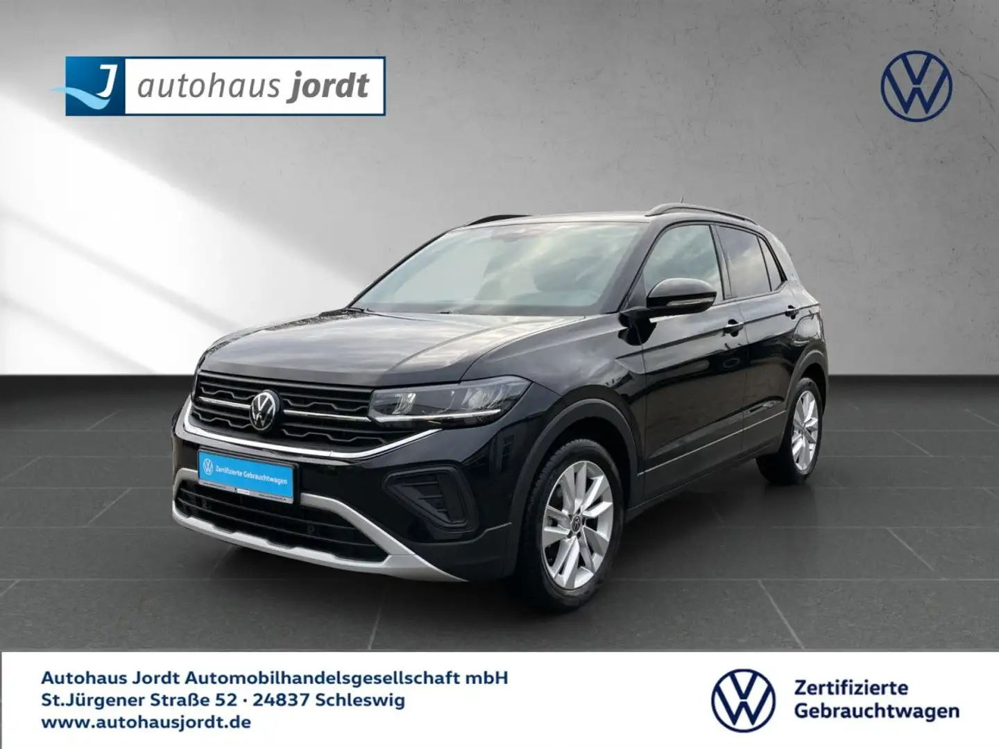 Volkswagen T-Cross 1.0 TSI OPF GOAL DSG Navi AHK Climatr. EPH Schwarz - 1