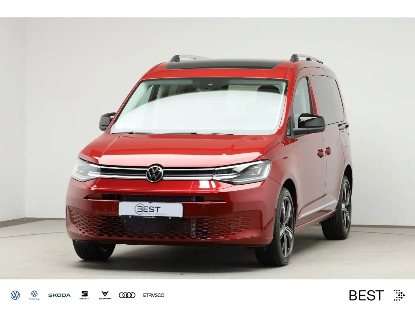 Volkswagen Caddy Style 1.5 TSI *DSG*GRA*PDC*RFK*SZHZG* Rot - 1