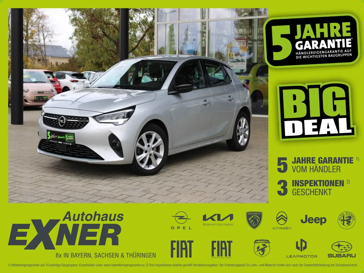 Opel Corsa F 1.2 Turbo ELEGANCE LED+SHZ+Kamera+PDC+ Grau - 1