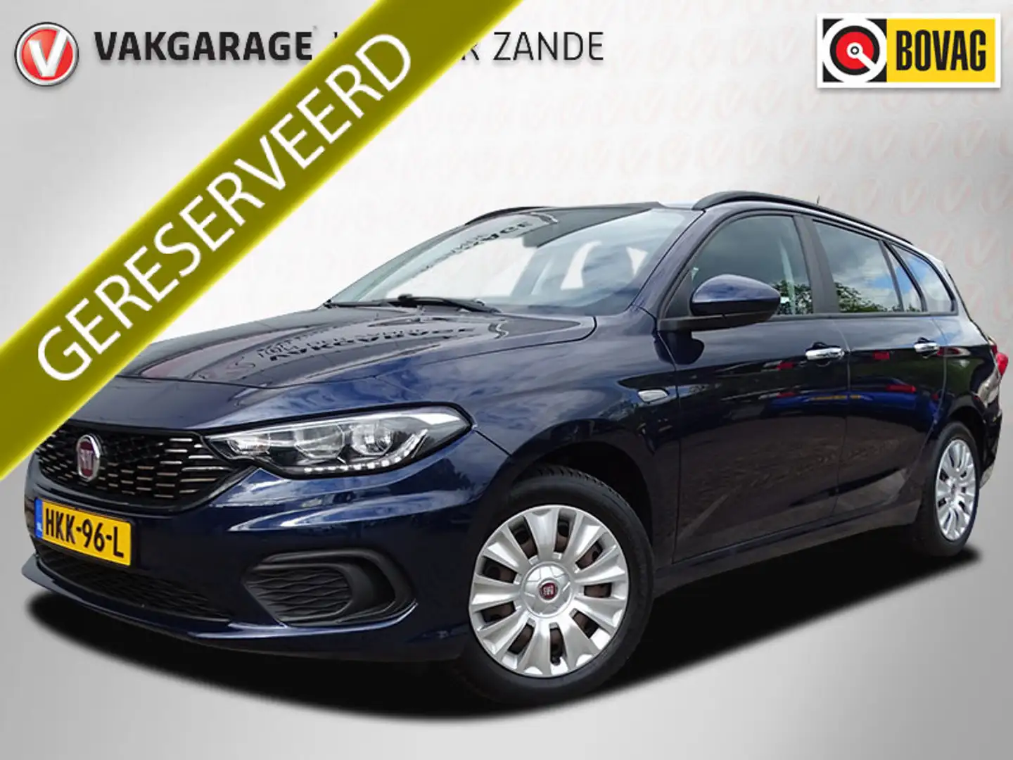 Fiat Tipo Stationwagon 1.4 16v Navi, Airco, Trekhaak, PDC, L Blauw - 1