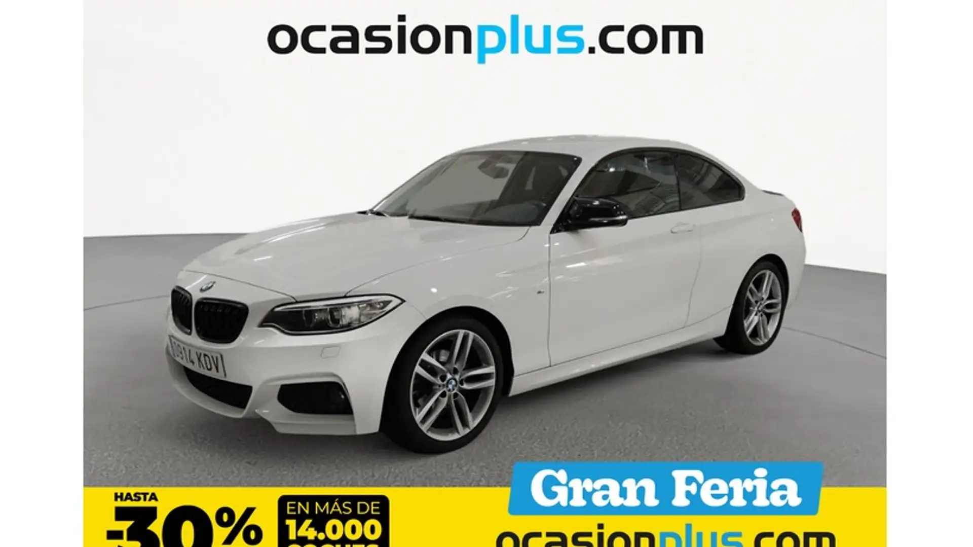 BMW 218 218d Coupé Blanc - 1