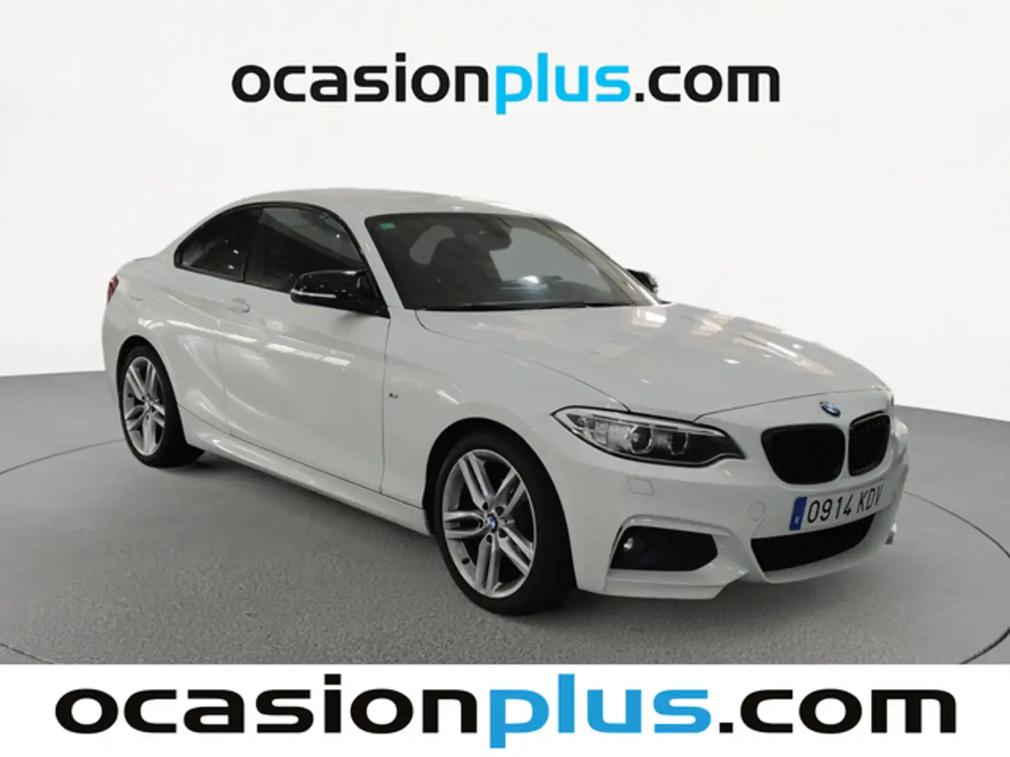 BMW 218 218d Coupé Blanc - 2