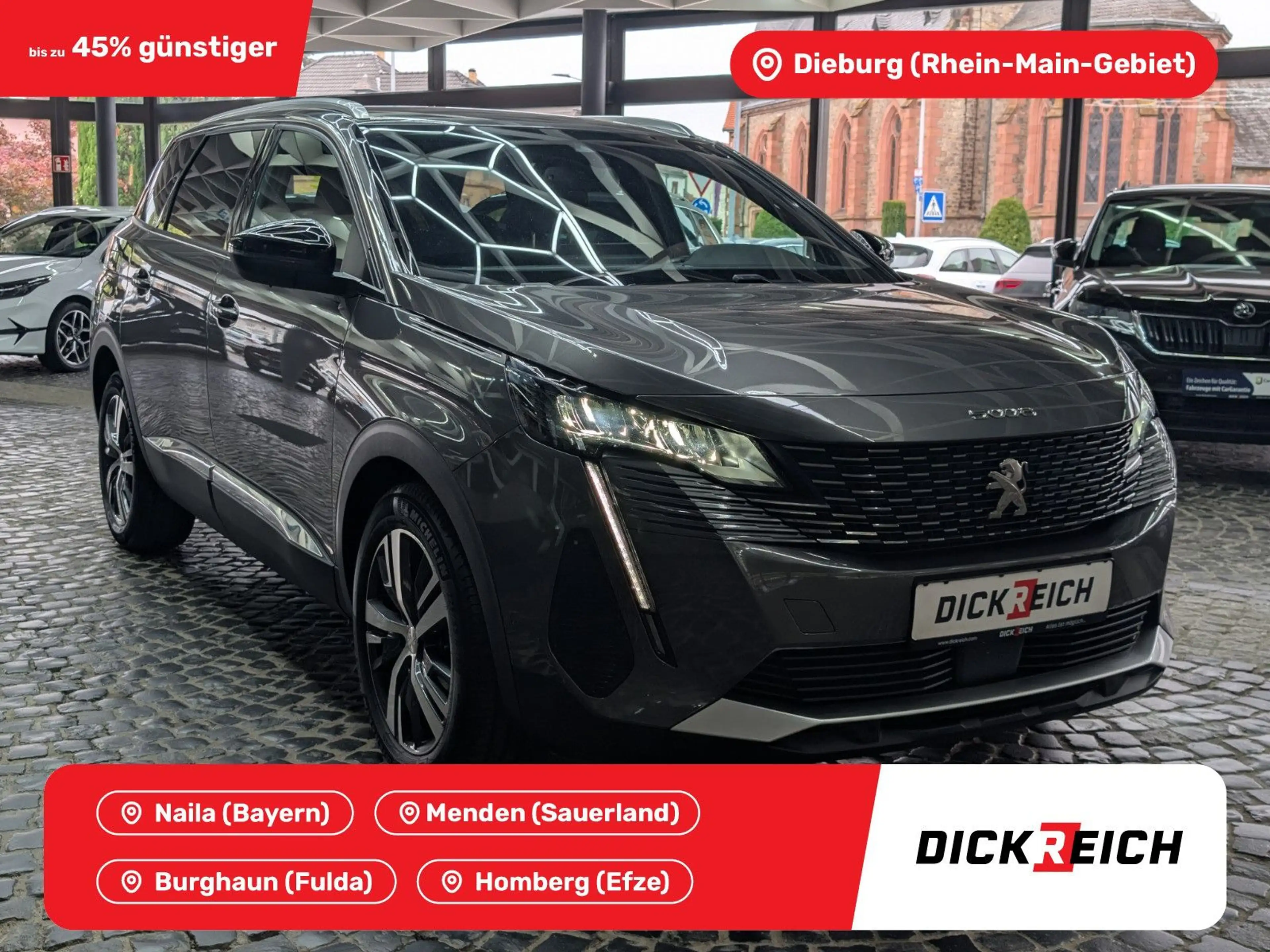 Peugeot 5008 Allure Pack ACC 180° LED Leder 7-Sitz AHK