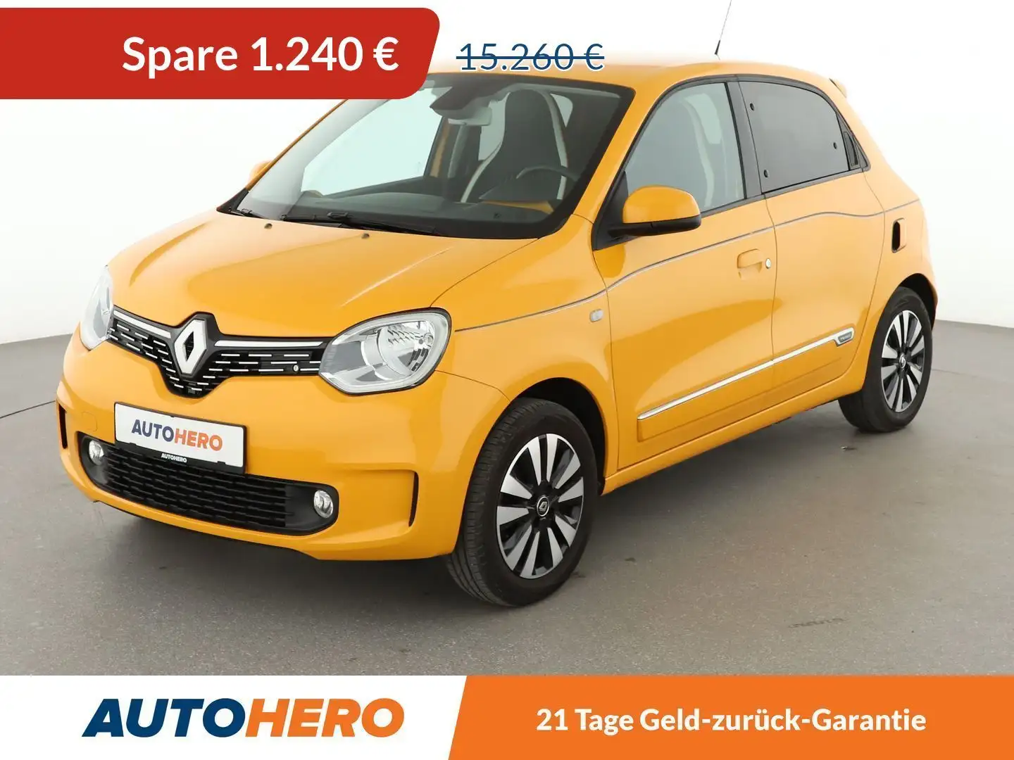 Renault Twingo 0.9 TCe Intens Aut.*CAM*PDC*TEMPO*KLIMA*GARANTIE* Jaune - 1