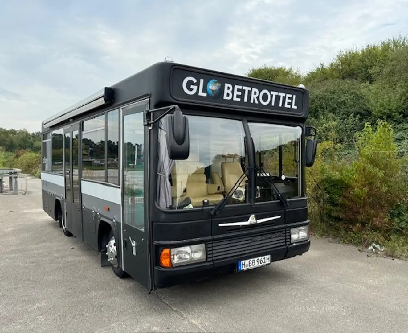 Mercedes-Benz Neoplan Auwärter Bus Event Büro H-Kennzeiche Schwarz - 2