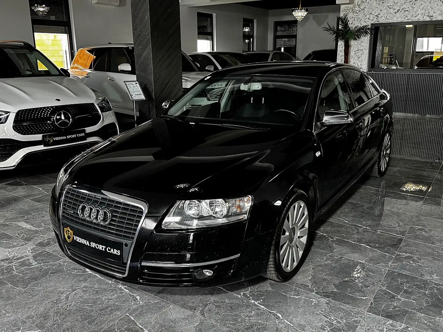 Audi A6 3,0 TDI V6 Quattro Aut.*2.Besitz*Wenig-KM* Schwarz - 1