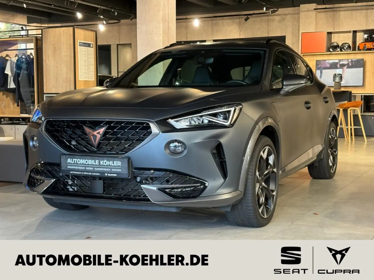 CUPRA Formentor VZ e-HYBRID 1.4 EU6d AD MATT GRAU AHK-klappbar Nav Gris - 1