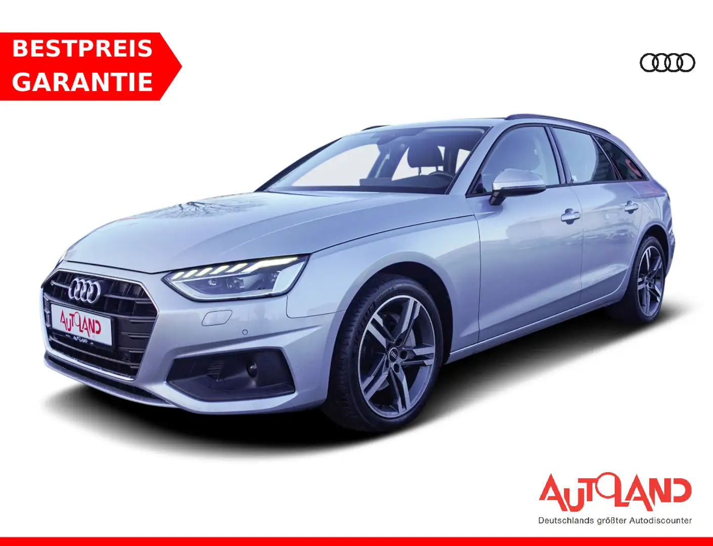 Audi A4 Avant 40 2.0 TDI S-Tronic LED Navi Leder PDC Silber - 1