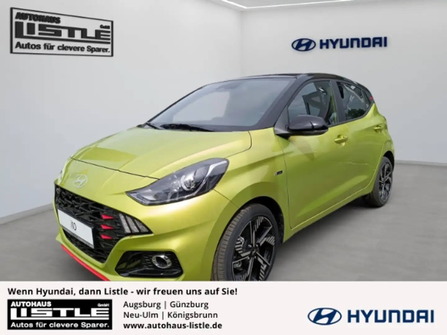 Hyundai i10 Facelift (MJ25) 1.0 Benzin Turbo M/T N Line Sportp Jaune - 1